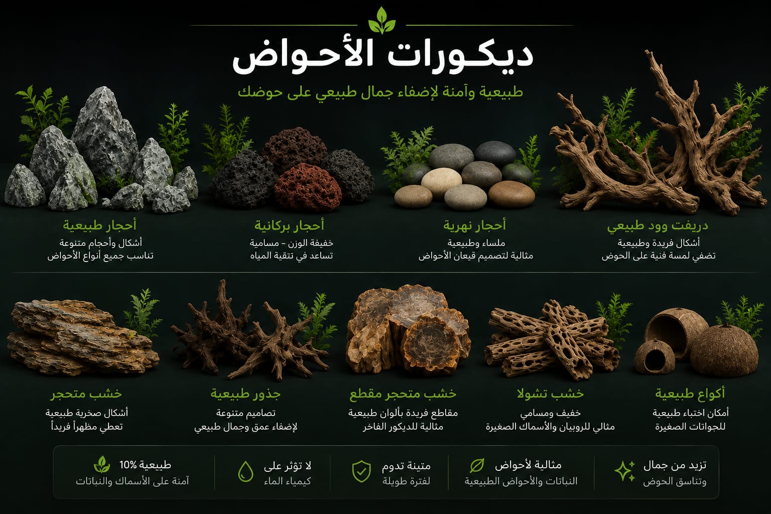 ديكورات الأحواض